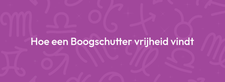 Hoe een Boogschutter vrijheid vindt